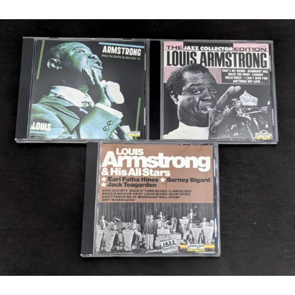 Louis Armstrong CD Lot Of 3